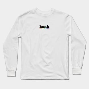 honk - pastel rainbow edition Long Sleeve T-Shirt